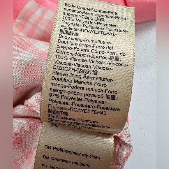 Scotch & Soda R’Belle Girls Blazer Coral Satin Finish Button Front Tailored - Picture 13 of 15